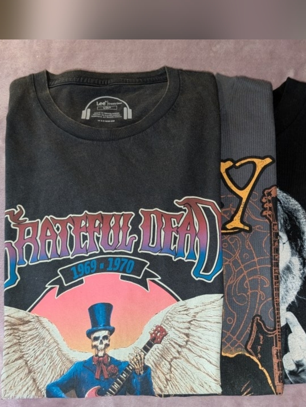 Rare Bundle Of 3 Grateful Dead Jerry Garcia Tee's T-Shirt Bundle All New Men's